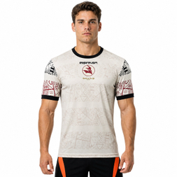 Camiseta deportiva con estampado completo para hombre