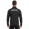 Tops tipo jersey deportivos con ribete de ribete y media cremallera para hombre