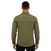 Camisa de trekking con bolsillo reflectante sellado y cremallera para hombre