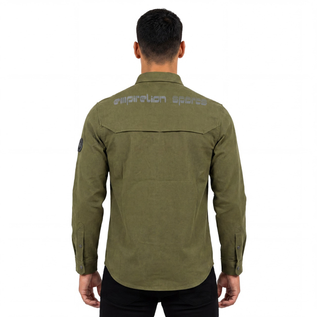Camisa de trekking con bolsillo reflectante sellado y cremallera para hombre