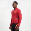 Conjunto de 2 piezas para hombre Chaqueta de ciclismo a prueba de viento con panel acanalado