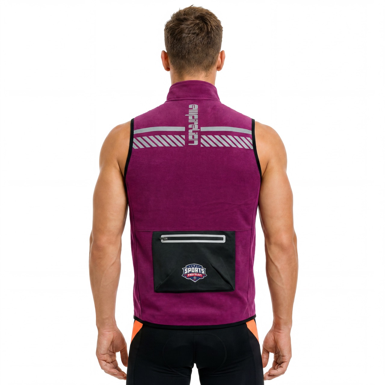 Chaleco térmico acolchado reflectante Alpine para hombre