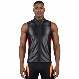 Chaleco cortavientos ligero con bloques de color para hombre