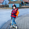 Casco térmico para niños pequeños, forro ligero para adolescentes, gorros finos de calavera, gorro para las orejas, gorros para correr para niños y niñas