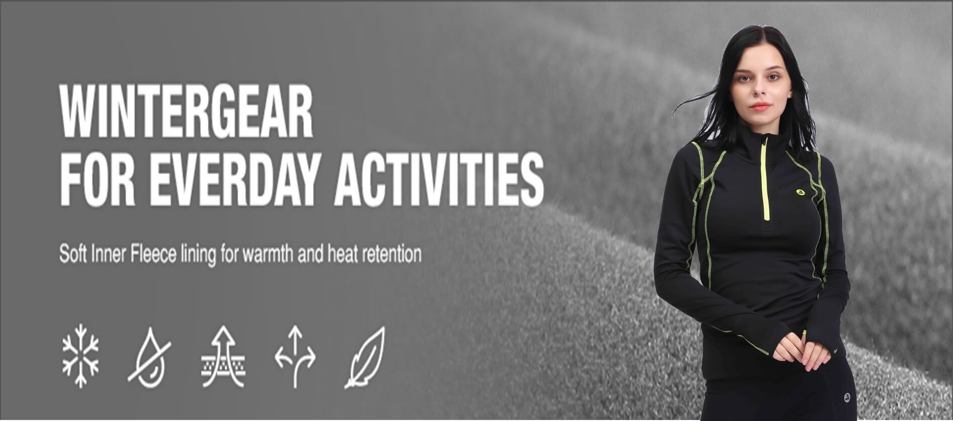 Top de manga larga de invierno