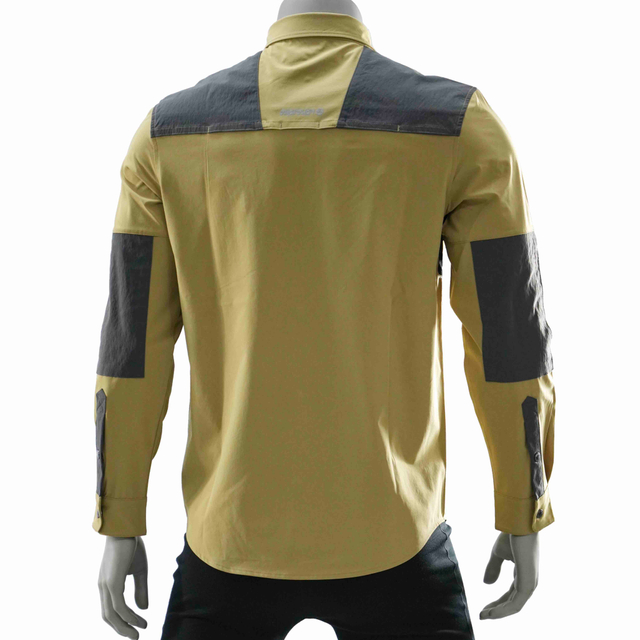 Camisas de senderismo para hombre Tops de trekking de bolsillo con cremallera
