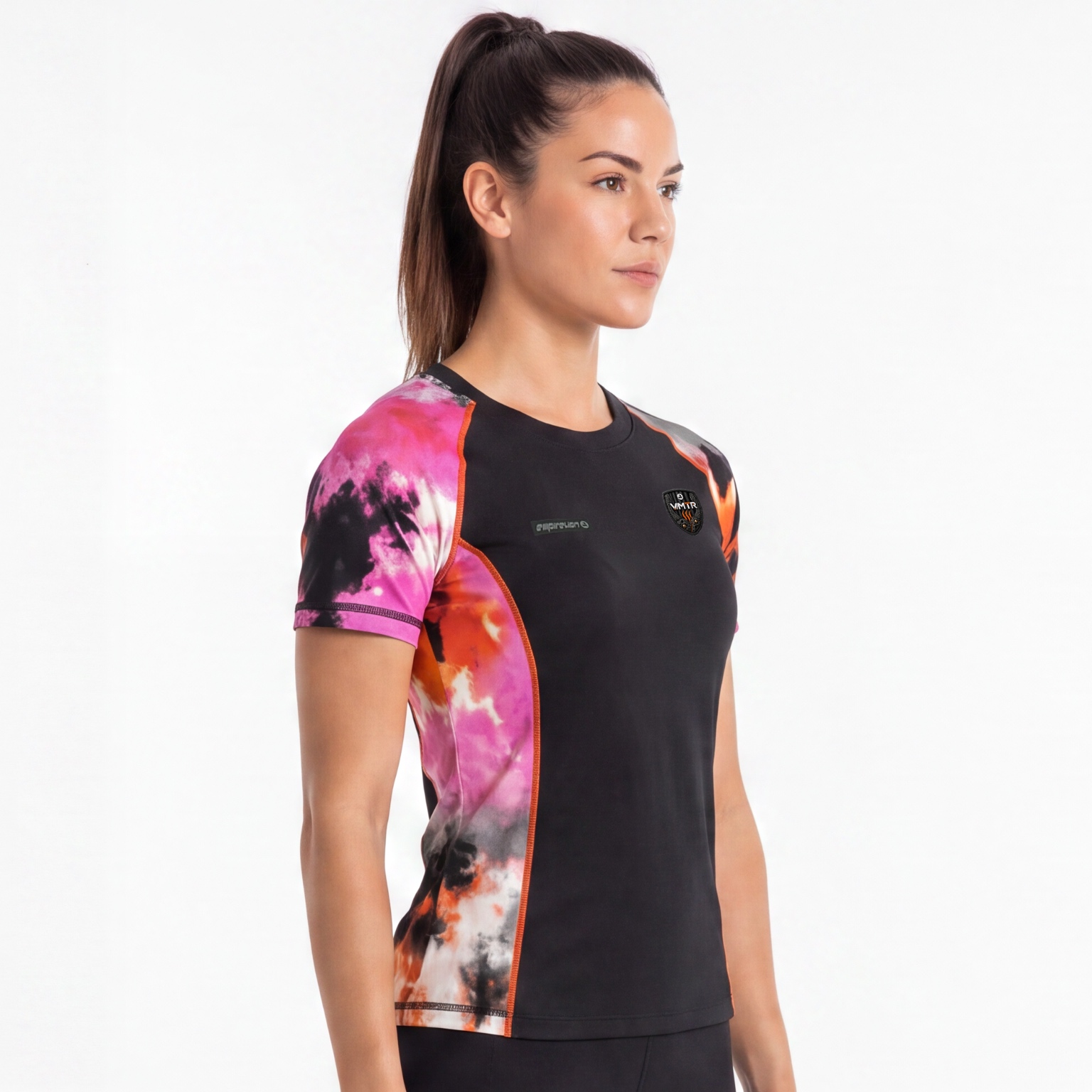 Camiseta de manga corta con cuello redondo para mujer VMTR