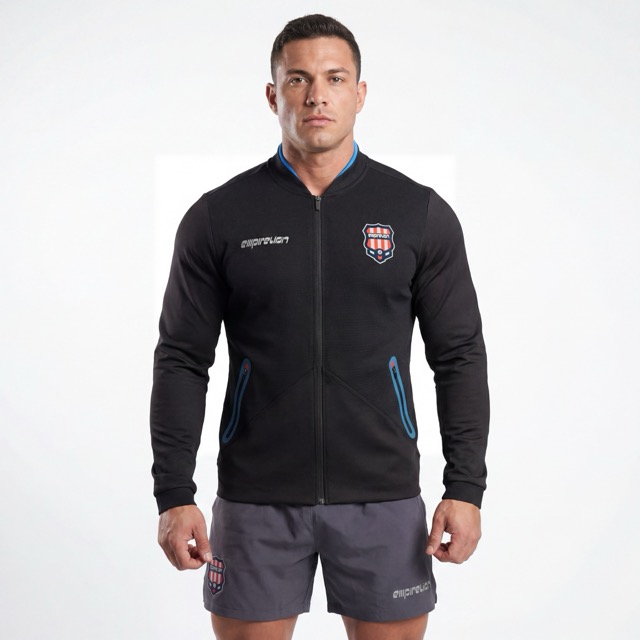 Chaqueta de calentamiento de fútbol para hombre