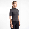 Maillot ciclista de manga corta con estampado reflectante para mujer