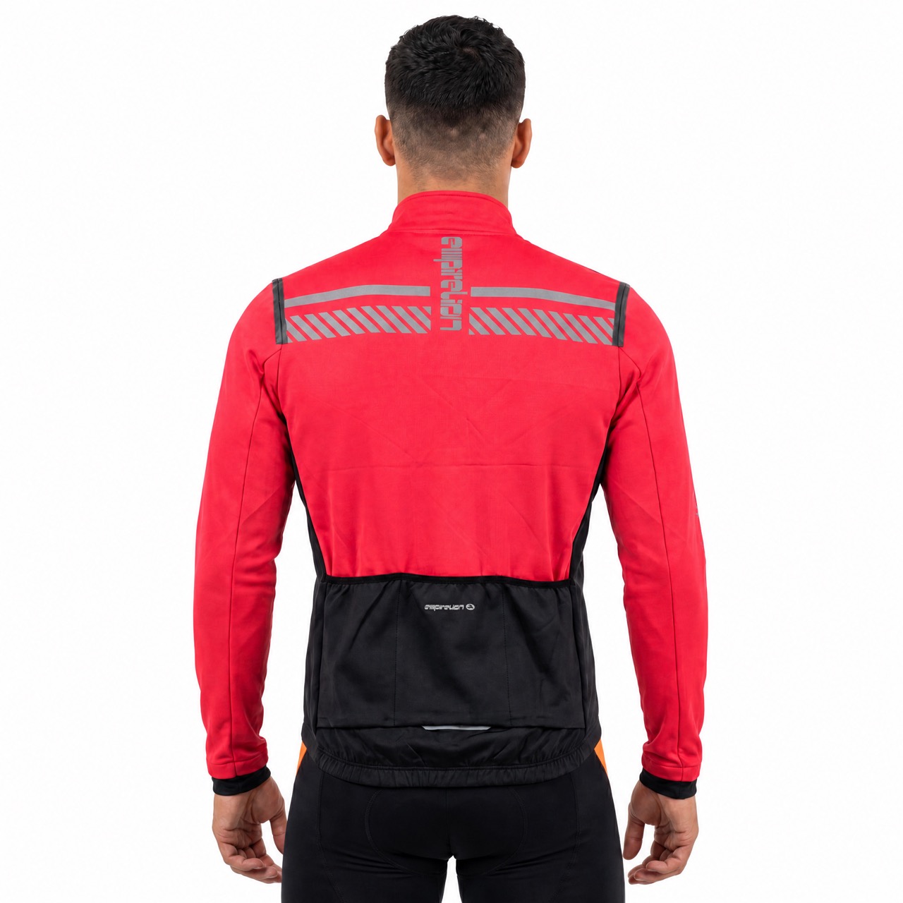 Chaqueta ciclista con ribete de cinta