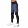 Pantalón 2 en 1 con banda de cintura alta a prueba de viento para hombre