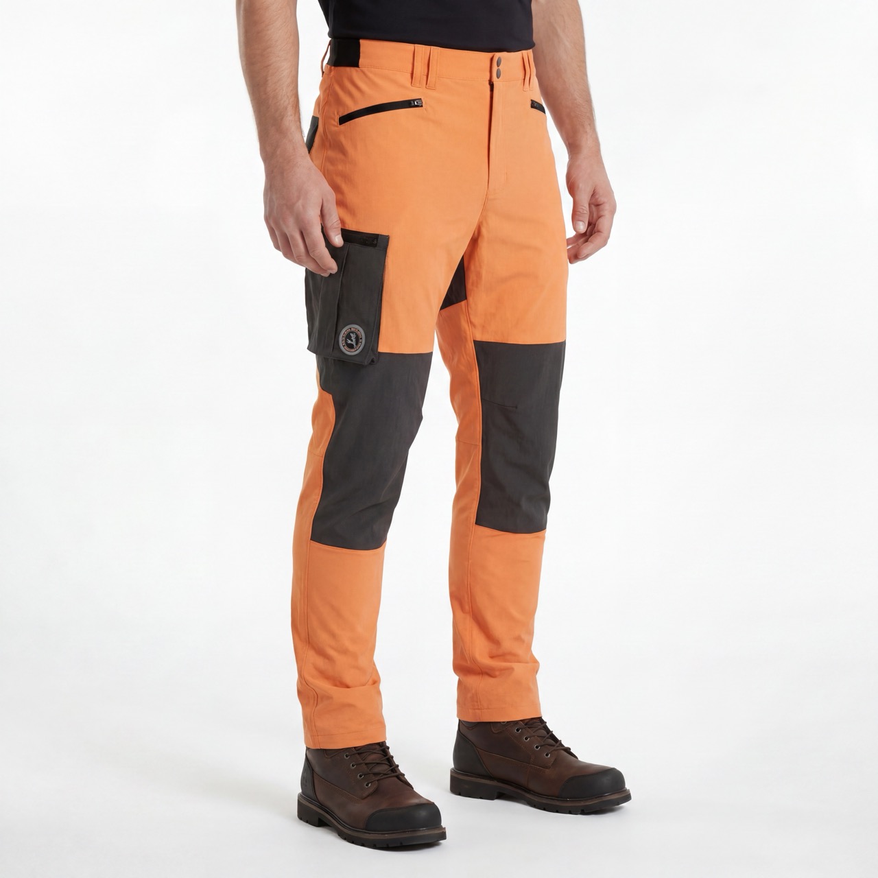 Pantalones de nieve para hombre Pantalones de trekking con bloques de color