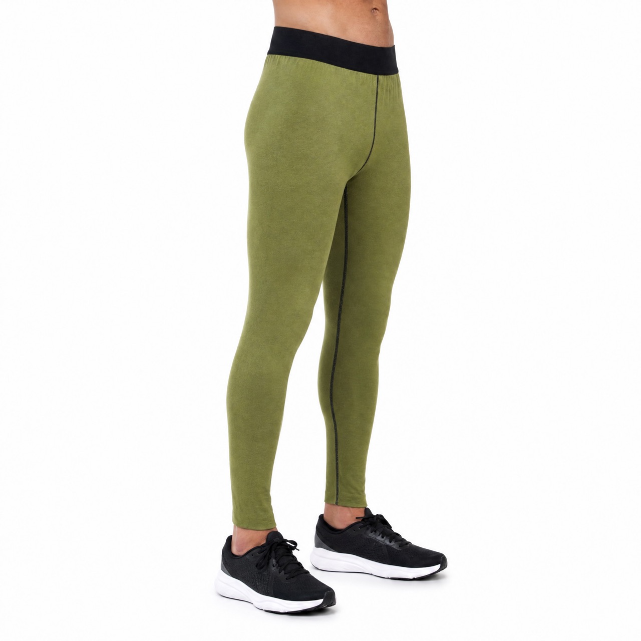 Pantalón interior reversible de forro polar con bloques de color para hombre