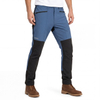 Pantalones de senderismo con apertura y cremalleras laterales completas para hombre Pantalón de nieve con bloques de color