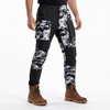 Pantalón de senderismo con paneles color block y estampado de camuflaje para hombre