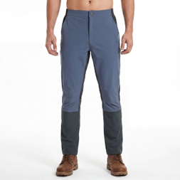 Pantalones de senderismo ligeros para hombre Pantalones de trekking transpirables con panel de malla