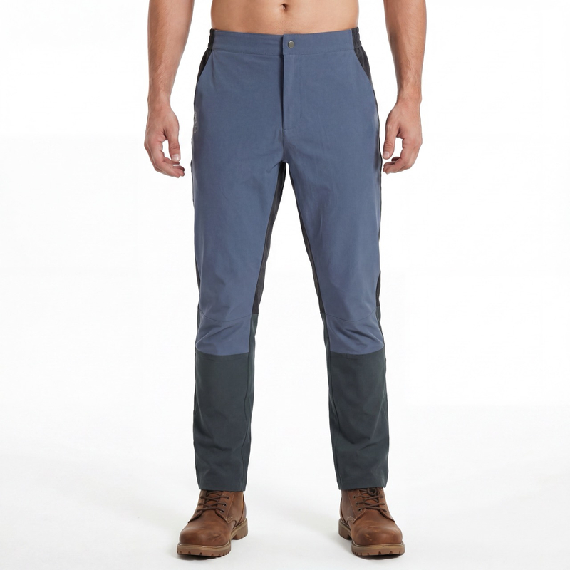 Pantalones de senderismo ligeros para hombre Pantalones de trekking transpirables con panel de malla