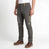 Pantalones deportivos con cremallera para hombre, pantalón de trekking con bloques de color