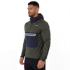 Trekking Sudadera con capucha y bolsillo de parche con media cremallera y running de peso medio