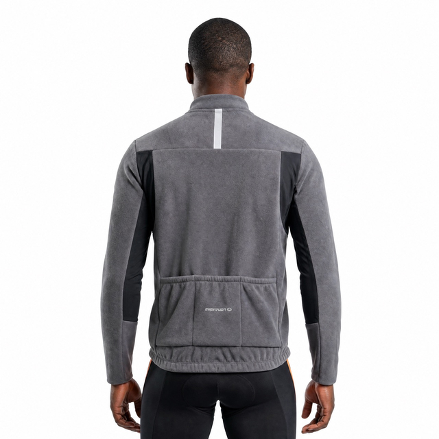 Chaqueta de ciclismo de invierno de forro polar pesado para hombre