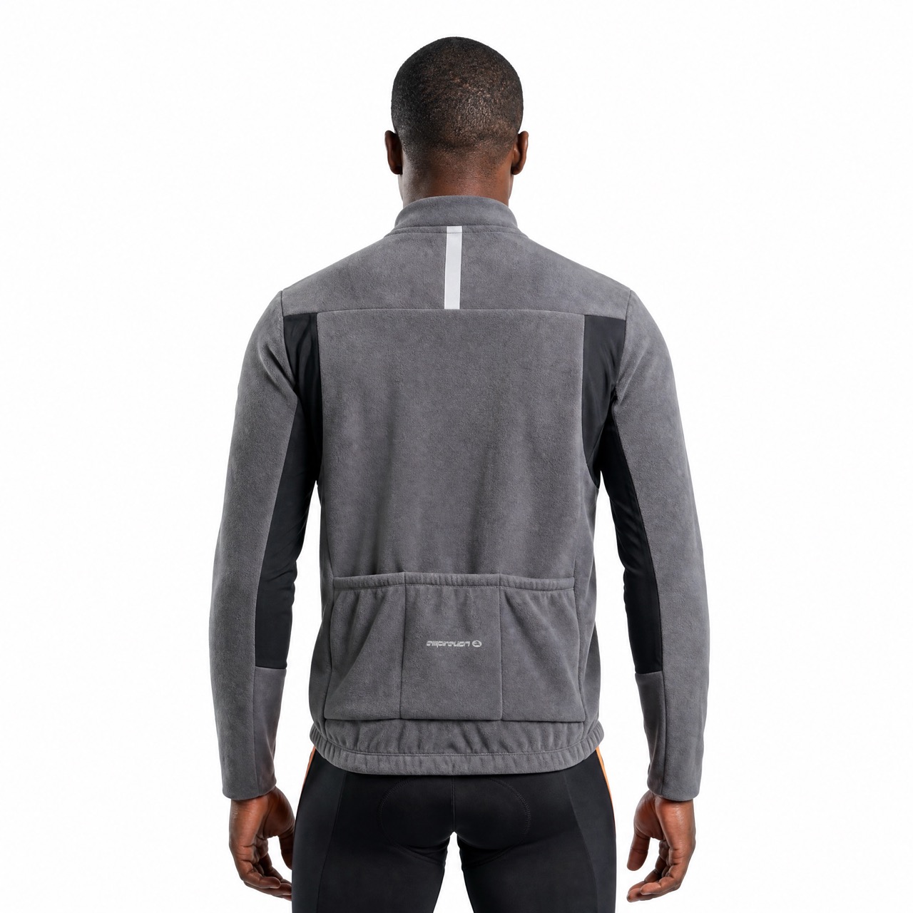 Chaqueta de ciclismo de invierno de forro polar pesado para hombre