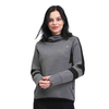 Mujer Core Gym Gym Selled Zipper embedan sudadera con capucha de cremallera