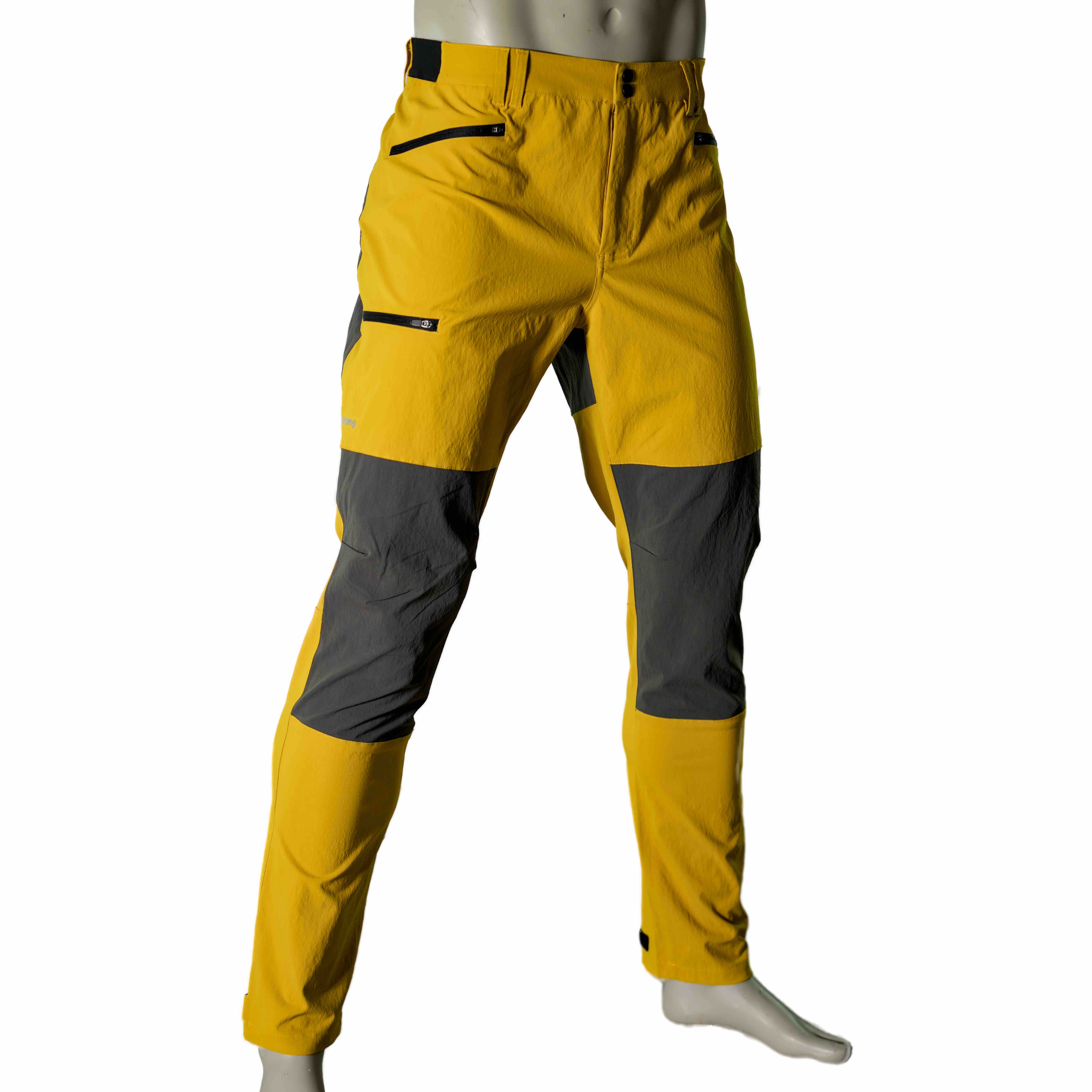 Pantalones de color para hombre pantalones de trekking pade de senderismo elástico