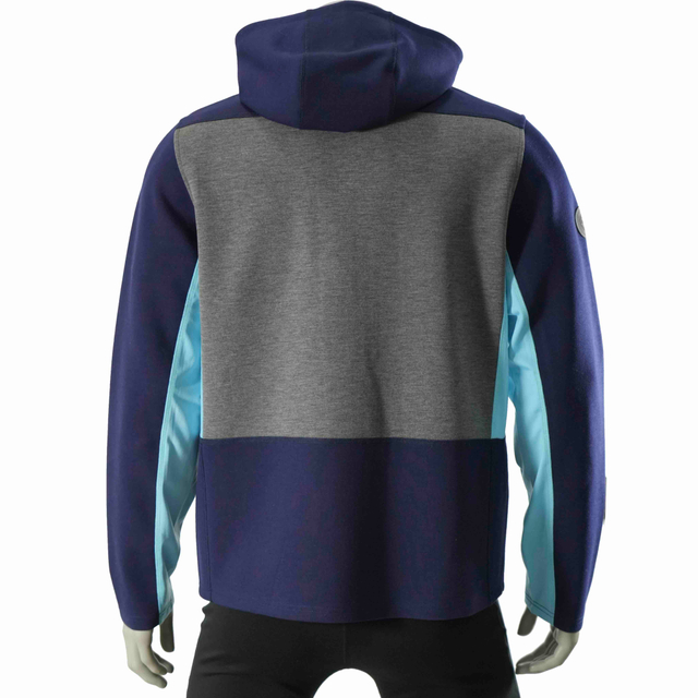 Senderismo de senderismo alpinismo corriendo color chaqueta con capucha zip bloqueada