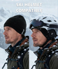 Gorra de calavera resistente al viento y resistente al agua, gorro de invierno compatible con casco a prueba de nieve