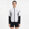 Chaqueta de moda deportiva con ribete reflectante y bloques de color para mujer