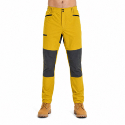 Pantalones de trekking con bloques de color para hombre Pantalón de senderismo con cintura elástica