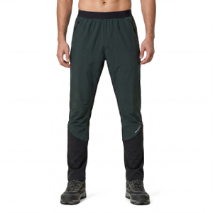 Pantalón activo con ribetes reflectantes y bloques de color con cintura elástica estirada para hombre