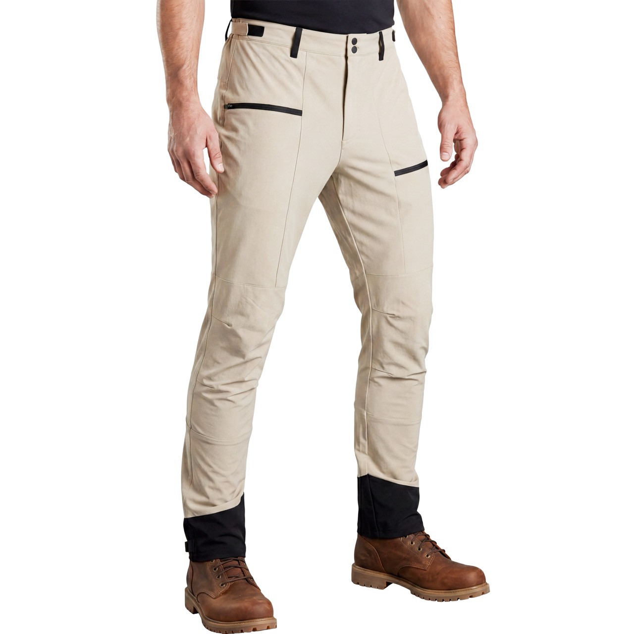 Pantalones de senderismo ligeros para hombre Pantalones de trekking transpirables con paneles elegantes
