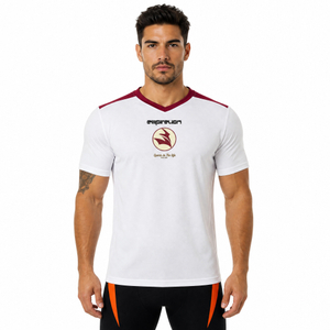 Camiseta de fútbol con cuello en V para hombre