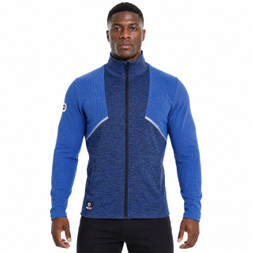 Chaqueta de trekking de peso medio para correr con cremallera para hombre