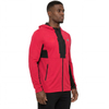 Sudadera con capucha deportiva con cremallera para senderismo, montañismo, alpinismo, correr, peso medio