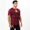 Camiseta con logo y camiseta de fútbol estampada para hombre