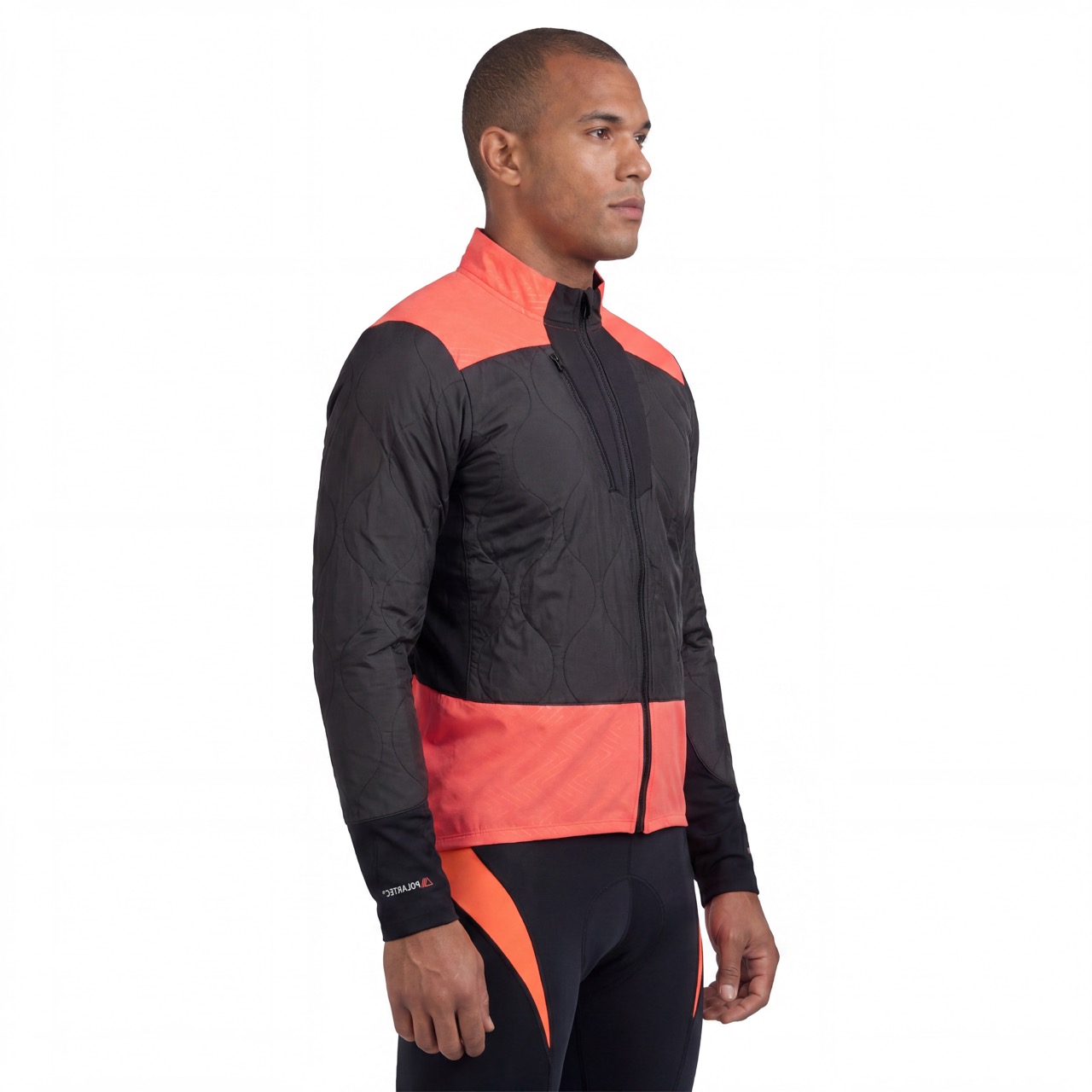 Chaqueta de invierno Quiting Fluro Bond Panel para hombre
