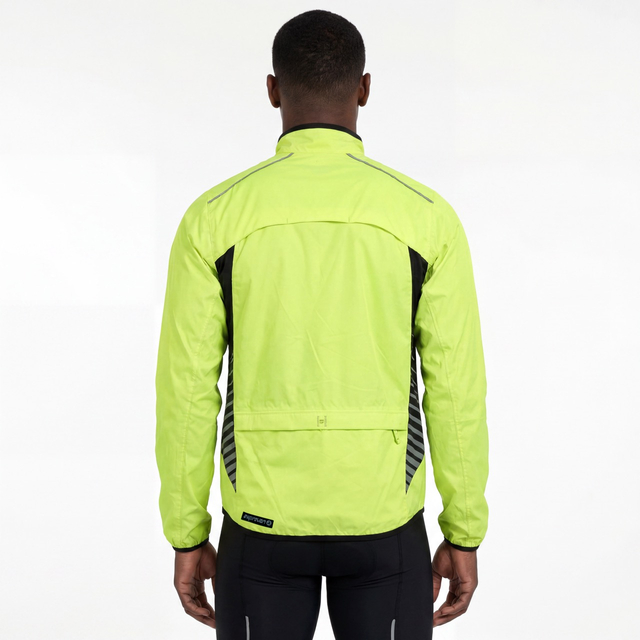 Chaqueta impermeable para hombre con revestimiento resistente al viento