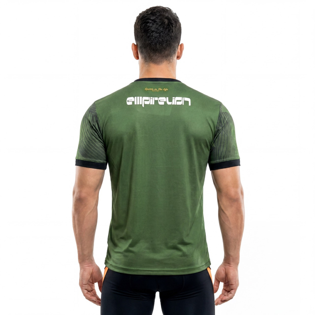 Camiseta con logo estampado integral para hombre
