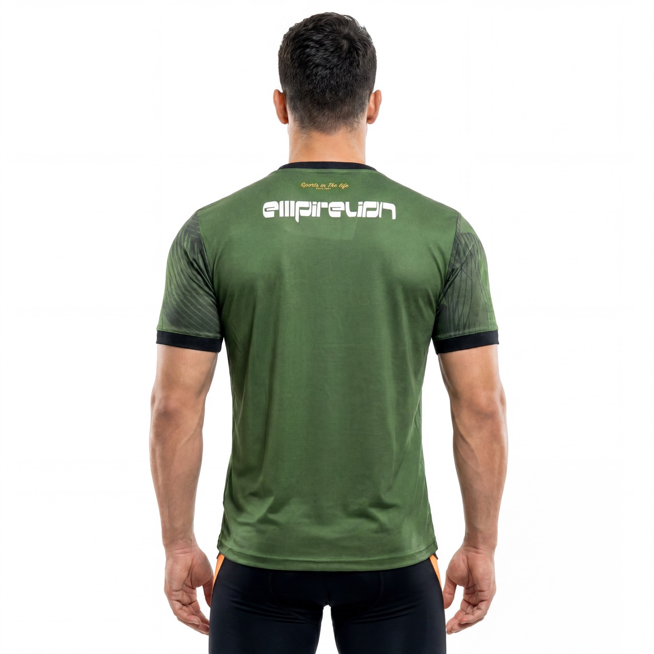 Camiseta con logo estampado integral para hombre