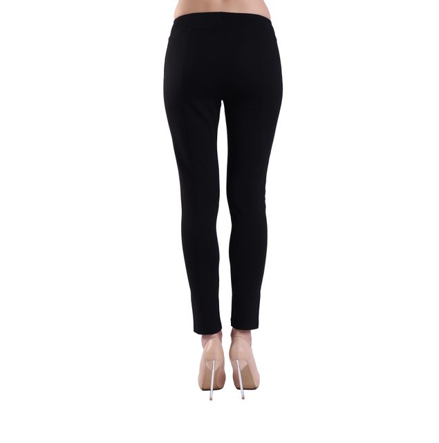 Mujeres estiramiento Punta informal Punte Pencil Pant Legging Slim o Bootcut