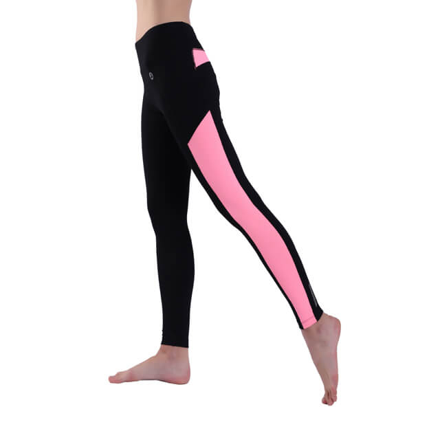 Pantalones de yoga de compresión para mujeres Leggings de entrenamiento de cintura alta 