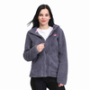 Chaqueta con capucha informal de forro polar Sherpa Fuzzy para mujer