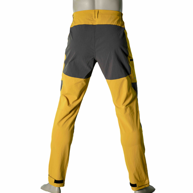 Pantalones de color para hombre pantalones de trekking pade de senderismo elástico