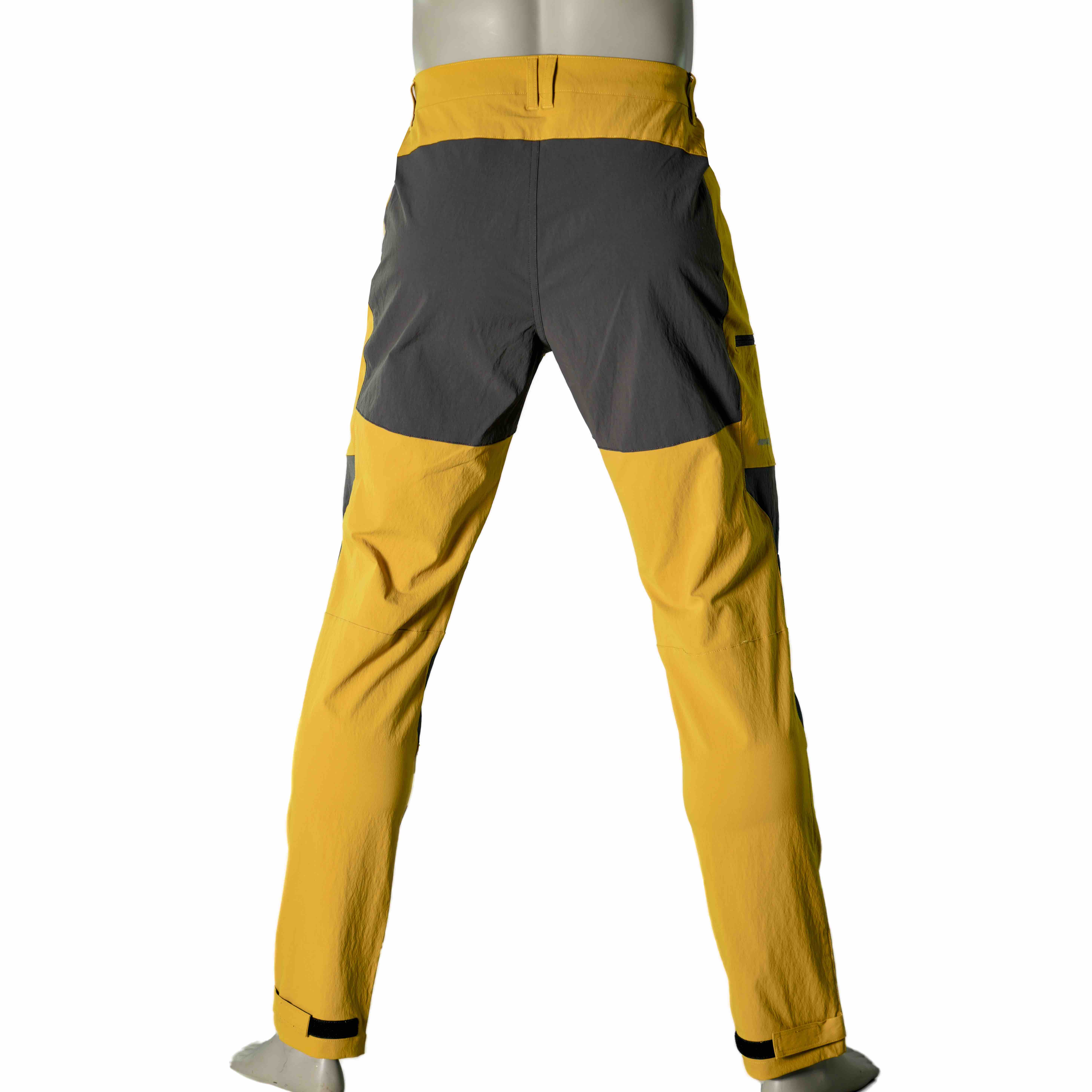 Pantalones de color para hombre pantalones de trekking pade de senderismo elástico