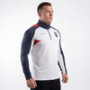 Camisetas de manga larga con bloques de color de fútbol para hombre