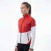 Chaqueta de moda deportiva con panel de bloques de color para mujer