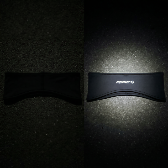 Diadema para correr Banda para el sudor reflectante Diadema deportiva Elástico Unisex