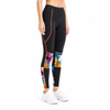 VMTR Pantalón tipo legging con paneles estampados ligeros para mujer